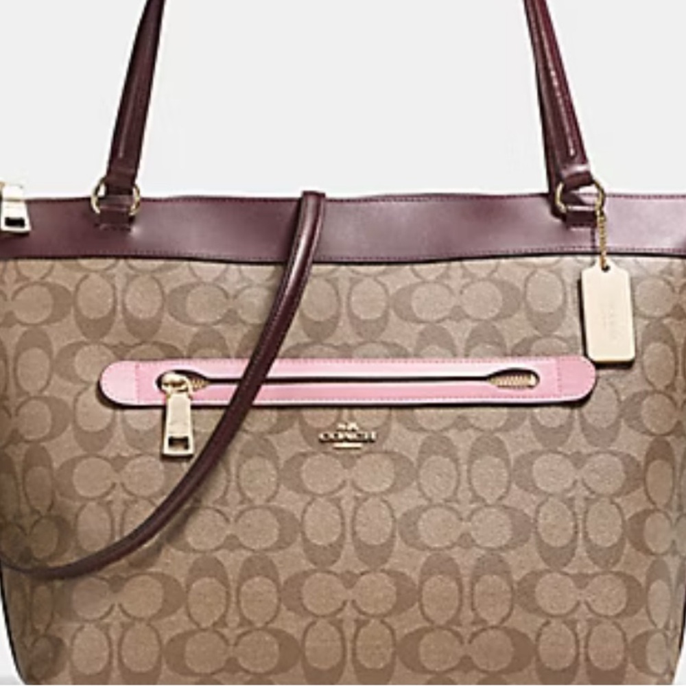 Coach Tyler Tote & matching wallet w/crossbody strap great price